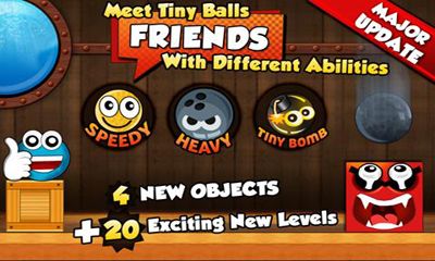 Capturas de tela do jogo Tiny Ball Vs. Demônio do mal em seu telefone Android, tablet.