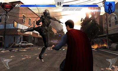 Screenshots of the game Man of Steel for Android phone, tablet.