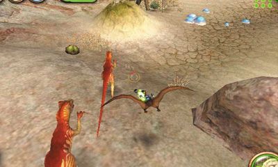 Screenshots of the game Nanosaur 2. Hatchling on Android phone, tablet.