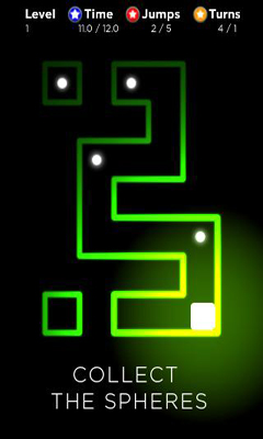 Captures d'écran du jeu Neon Zone sur Android, une tablette.
