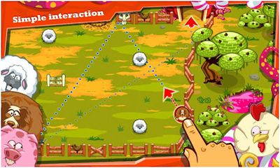 Capturas de tela do jogo Rolando Fazenda no telefone Android, tablet.