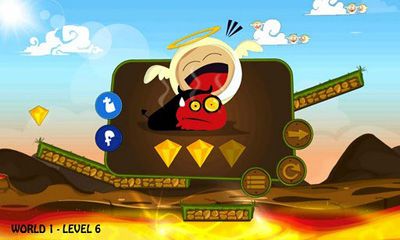 Captures d'écran du jeu Cieux l'Enfer sur Android, une tablette.