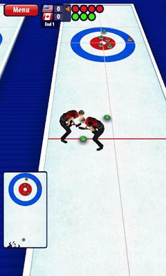 Captures d'écran du jeu de Curling de la 3D sur votre téléphone Android, une tablette.