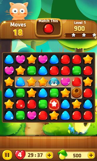 Screenshots of the game Jelly bust on Android phone, tablet.