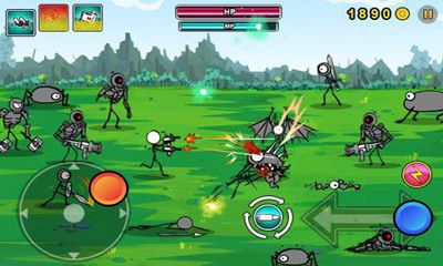 Screenshots of the game Cartoon Wars: Gunner+ Android phone, tablet.