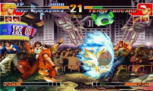 Screenshots of the game The king of fighters 97 for Android phone, tablet.