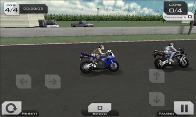 Captures d'écran du jeu MotoGp 3D Super Vélo de Course sur votre téléphone Android, une tablette.