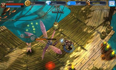 Captures d'écran du jeu Dungeon Hunter 3 pour Android, une tablette.