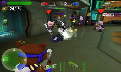 Screenshots of the game Battle Bears Royale on Android phone, tablet.