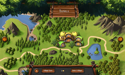 Screenshots of the game Heroes of Kalevala on Android phone, tablet.