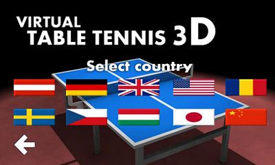 Screenshots of the game Virtual Table Tennis 3D Android phone, tablet.
