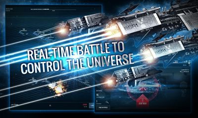 Screenshots of the game Galactic Heroes on Android phone, tablet.