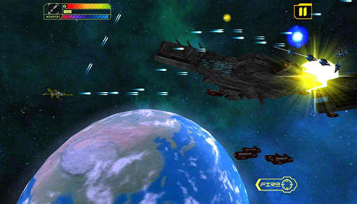 Screenshots of the game Exodite: Space action shooter for Android phone, tablet.