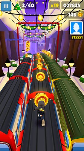 Screenshots of the game Subway surfers: World tour London on Android phone, tablet.