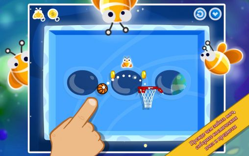 Screenshots of the game Swish on Android phone, tablet.