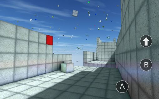 Captures d'écran du jeu Cubedise sur Android, une tablette.