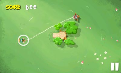 Capturas de tela do jogo Porcos em Árvores no telefone Android, tablet.