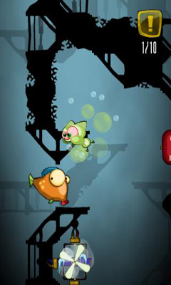 Screenshots of the game Flickitty on Android phone, tablet.