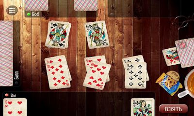 Screenshots of the game Durak on Android phone, tablet.
