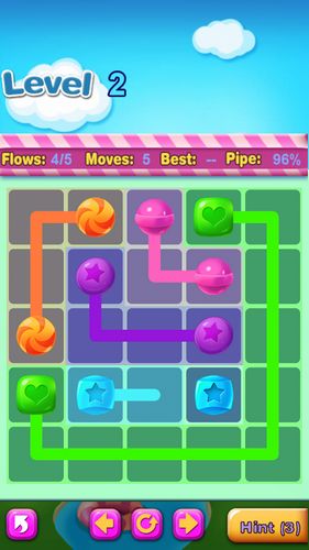 Screenshots of the game Candy flow on Android phone, tablet.