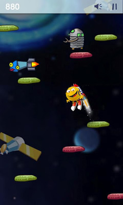 Captures d'écran du jeu Drôle de Rebondir sur Android, une tablette.