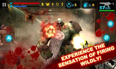 Screenshots of the game Zombie Frontier Android phone, tablet.