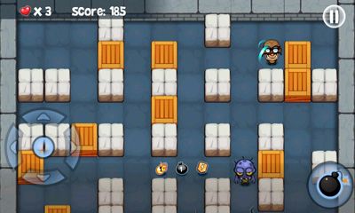 Capturas de tela do jogo Bomberman vs Zombies no telefone Android, tablet.