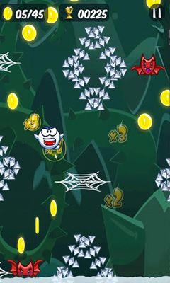 Screenshots of the game Angry Boo on Android phone, tablet.