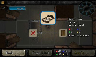 Screenshots of the game Trap Hunter - Lost Gear on Android phone, tablet.