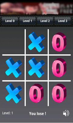 Screenshots of the game TicTacToe on Android phone, tablet.