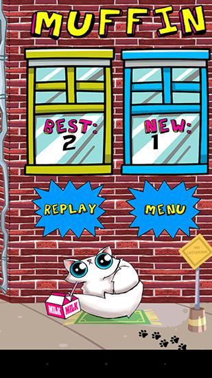 Screenshots of the game Muffin. Save my cat: Jumper game on your Android phone, tablet.