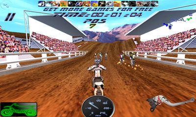 Screenshots of the game Ultimate MotoCross 2 on Android phone, tablet.