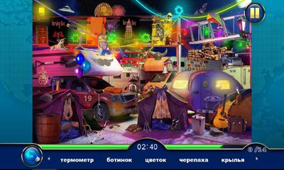 Screenshots of the game Bon Voyage Hidden Objects for Android phone, tablet.