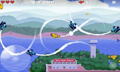 Captures d'écran du jeu MiniSquadron! sur Android, une tablette.