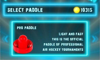 Screenshots of the game Glow Hockey 3D on your Android phone, tablet.