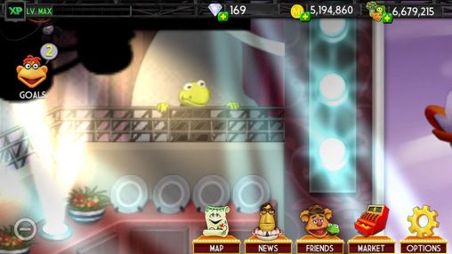 Capturas de tela do jogo Meu Muppets show no telefone Android, tablet.