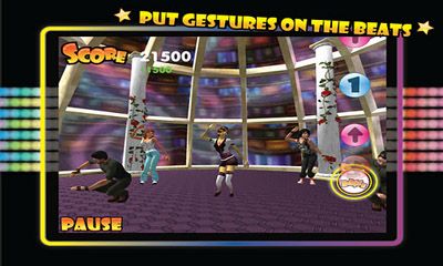 Screenshots of the game Gesture Dance on Android phone, tablet.