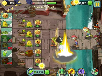 Screenshots of the game Plants vs. zombies 2: it's about time   , .