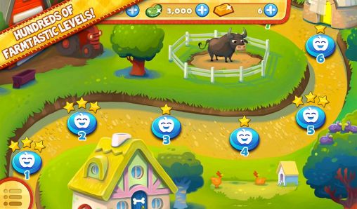 Screenshots of the game Farm heroes saga for Android phone, tablet.