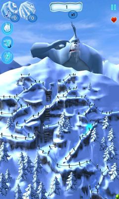 Screenshots of the game Yeti on Furry on Android phone, tablet.