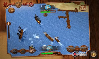 Screenshots of the game Royal Sails on Android phone, tablet.