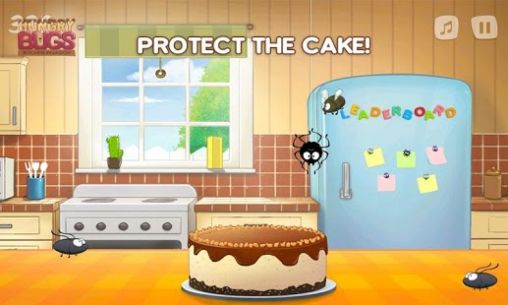 Screenshots of the game Hungry bugs: Kitchen invasion on Android phone, tablet.