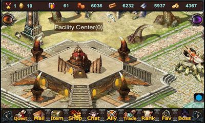 Captures d'écran du jeu Chaos de la Guerre sur Android, une tablette.