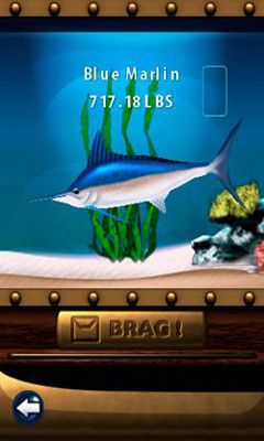 Captures d'écran du jeu Flick Pêche Android, une tablette.