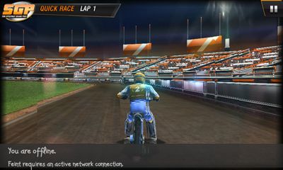 Screenshots of the game Speedway Grand Prix 2011 on Android phone, tablet.