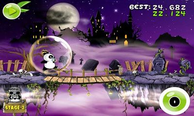 Screenshots of the game MeWantBamboo - Master Panda on Android phone, tablet.