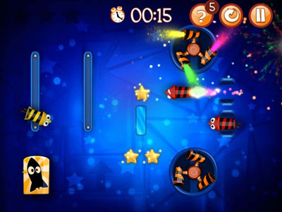 Captures d'écran du jeu, de Démarrer les tirs de Roquettes sur Android, une tablette.
