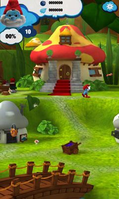 Capturas de tela do jogo Smurfs Mundo em seu telefone Android, tablet.