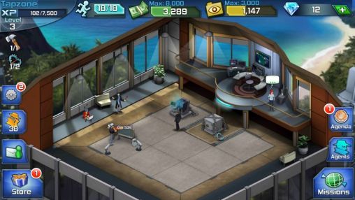Captures d'écran du jeu Spy guerres sur Android, une tablette.