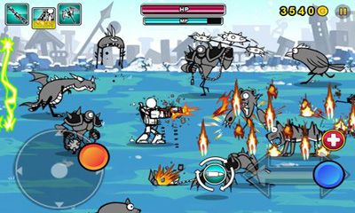 Screenshots of the game Cartoon Wars: Gunner+ Android phone, tablet.